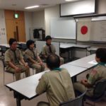 1級スカウト進級面接会 ボーイ活動報告