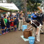 2月3団餅つき&合同団班長次長トレーニング(BS,2015,2.8) ボーイ活動報告
